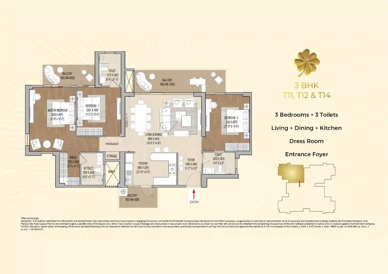 3BHK
