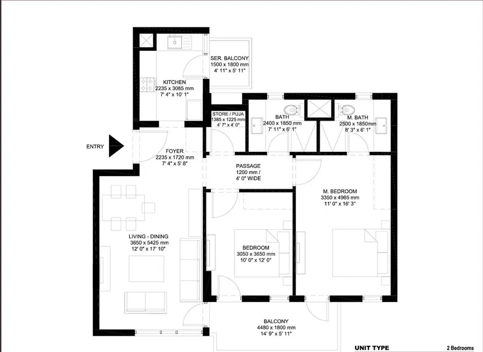 2 BHK